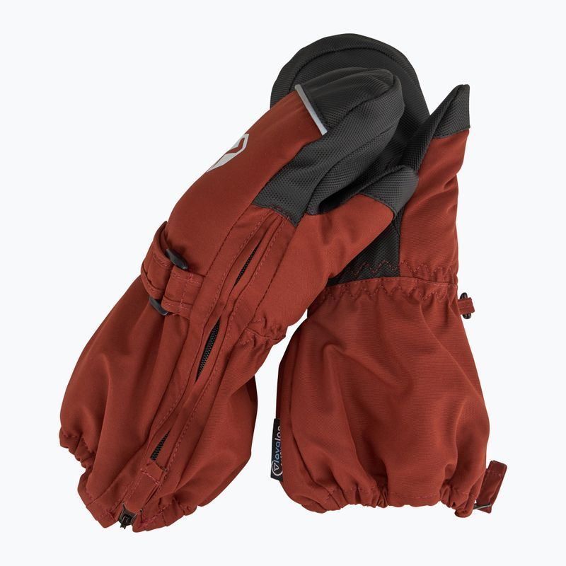 Rękawice narciarskie dziecięce ZIENER Lanup Aquashield AW Minis woody brown