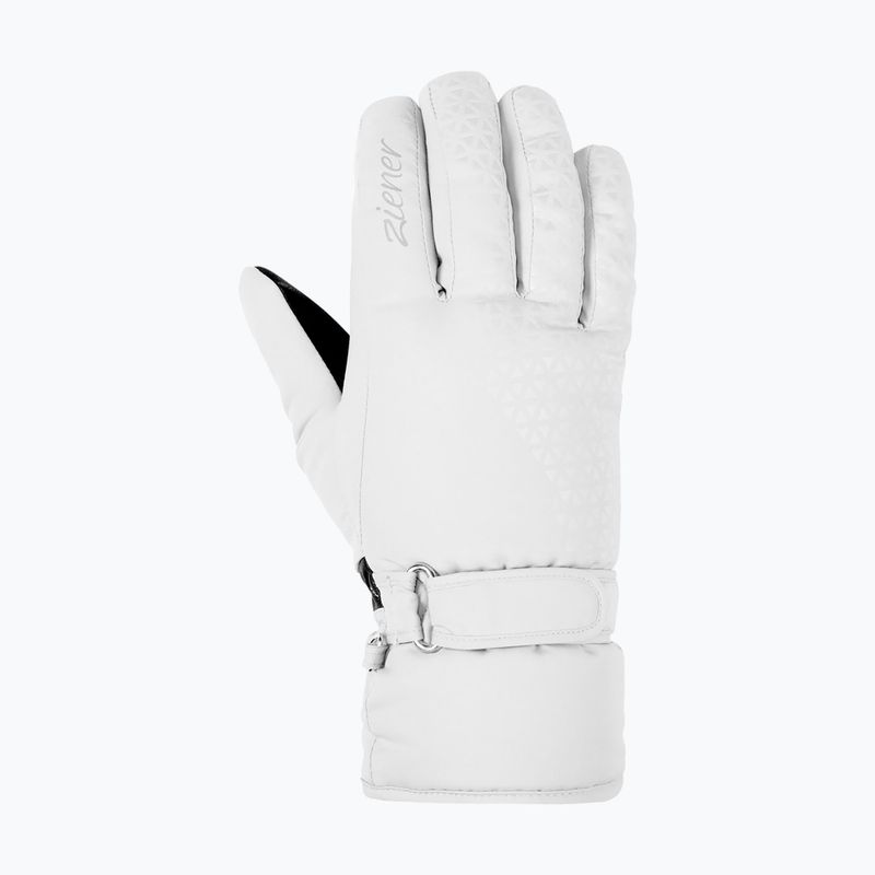 Rękawice narciarskie damskie ZIENER Kisar Aquashield white 3
