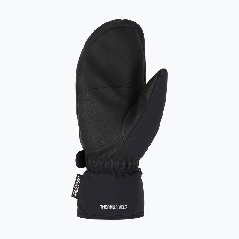 Rękawice narciarskie damskie ZIENER Kisar Aquashield Mitten black 2