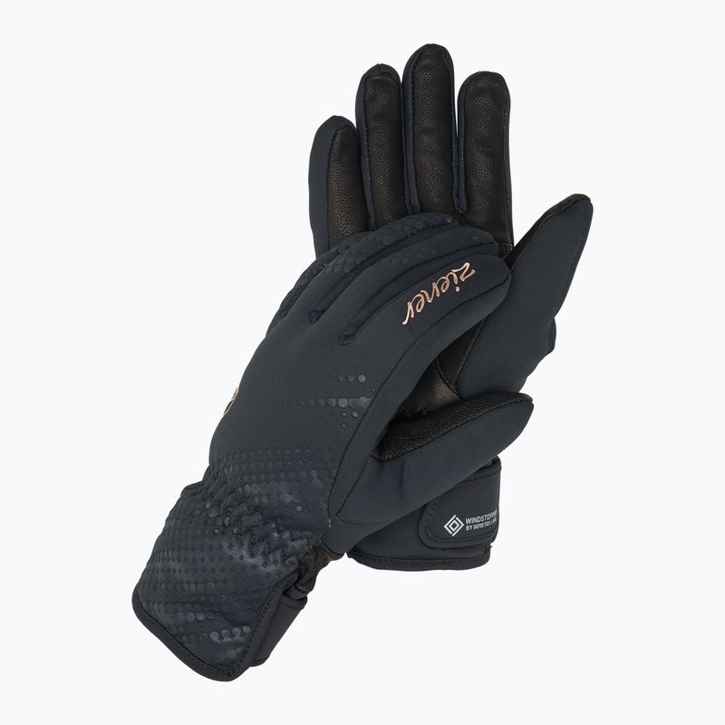Rękawice narciarskie damskie ZIENER Karoi WS PR black/rose metallic