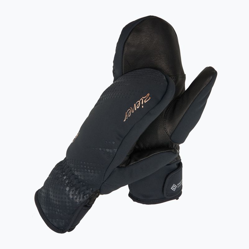 Rękawice narciarskie damskie ZIENER Karoia WS PR Mitten black/rose metallic