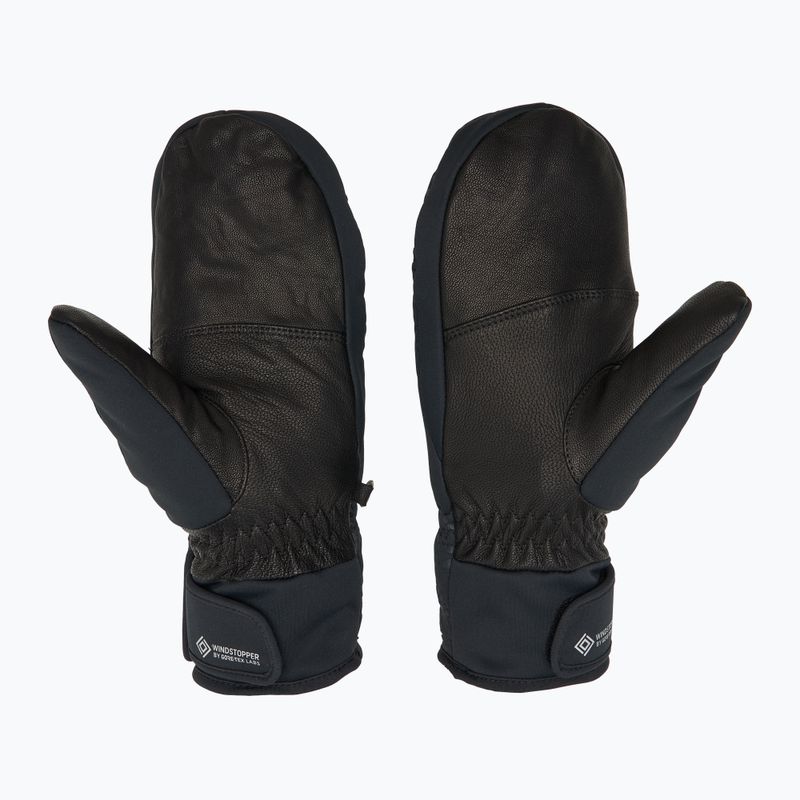 Rękawice narciarskie damskie ZIENER Karoia WS PR Mitten black/rose metallic 2