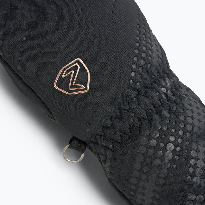 Rękawice narciarskie damskie ZIENER Karoia WS PR Mitten black/rose metallic 4