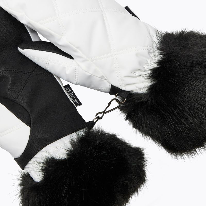 Rękawice narciarskie damskie ZIENER Kwinzi-Z Mitten white 5