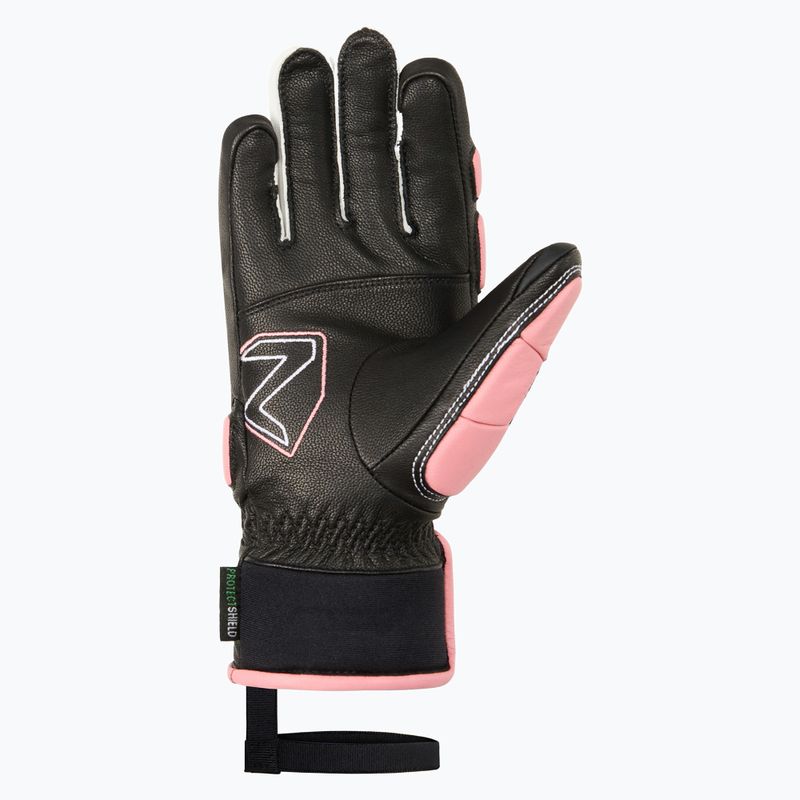 Rękawice narciarskie dziecięce Ziener Lanus-Z AS PR black/pink vanilla 3