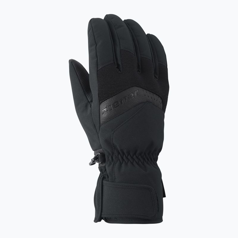 Rękawice narciarskie ZIENER Gabino black/red 2