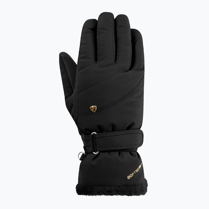 Rękawice narciarskie damskie ZIENER Keaka-Z Aquashield PR black/gold art. 2