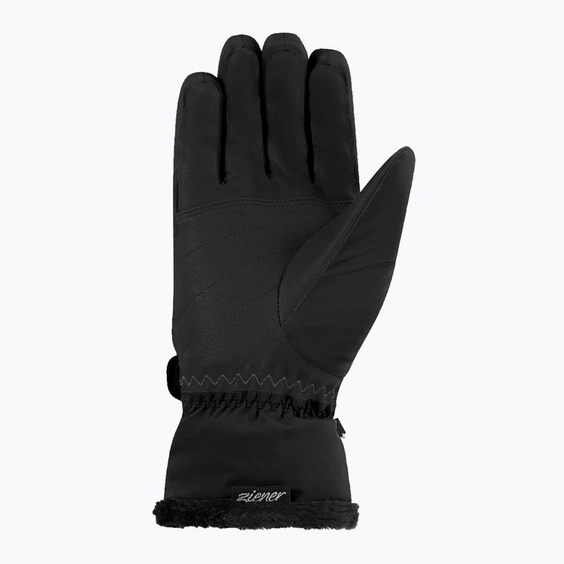 Rękawice narciarskie damskie ZIENER Keaka-Z Aquashield PR black/gold art. 3