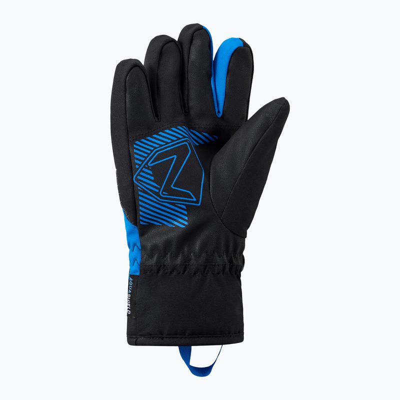 Rękawice narciarskie dziecięce ZIENER Luuki-Z Aquashield black/persian blue 3