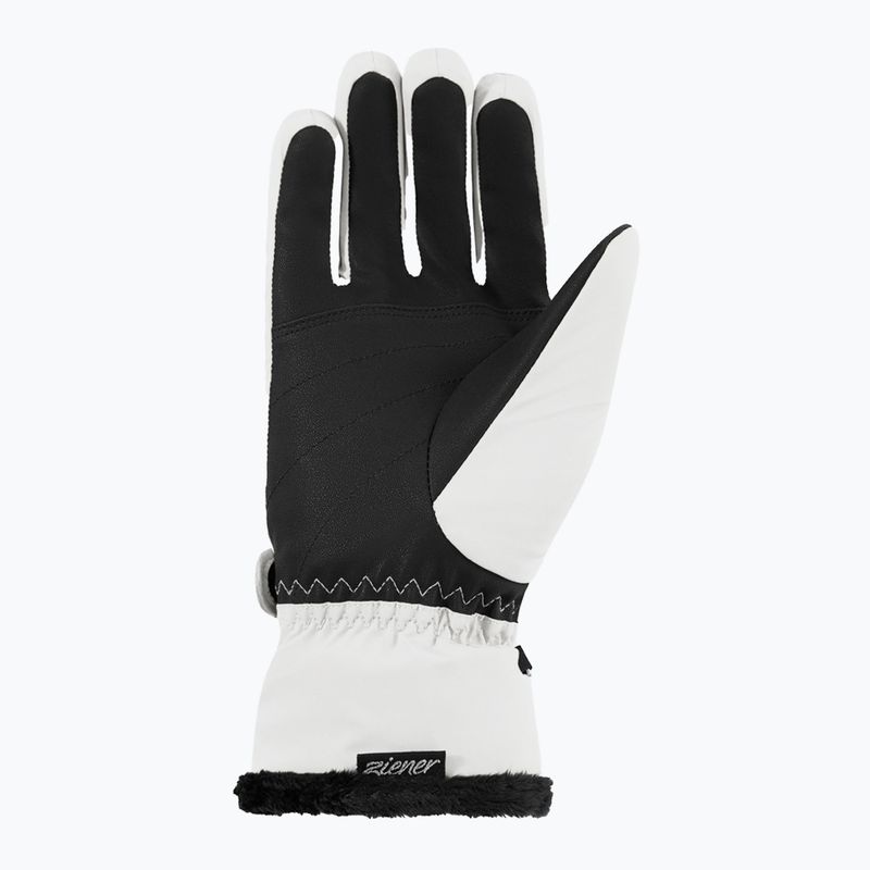 Rękawice narciarskie damskie ZIENER Keaka-Z Aquashield PR white 3