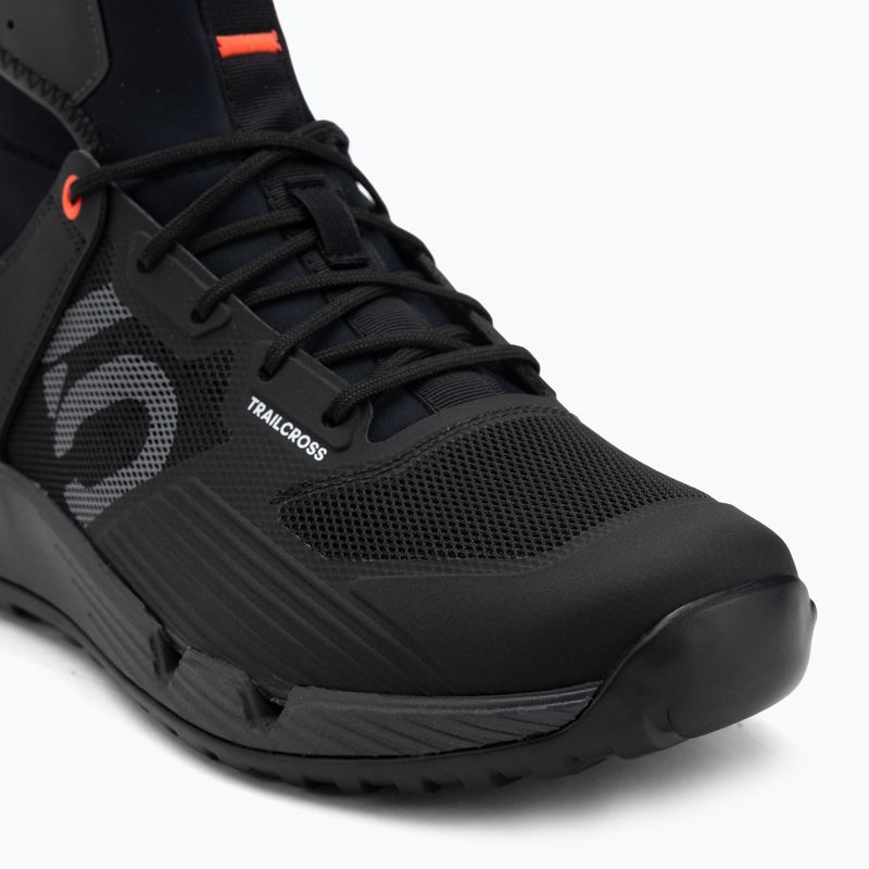 Buty rowerowe platformy męskie adidas FIVE TEN Trailcross GTX core black/grey three/solar red 7
