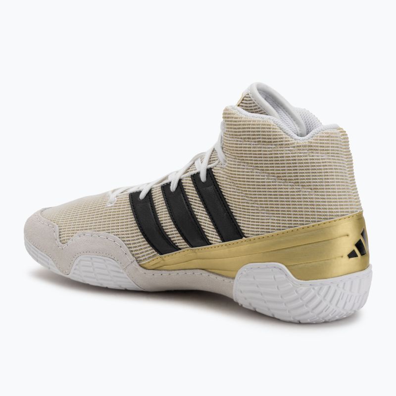 Buty bokserskie adidas Speedex core black/gold metallic 3