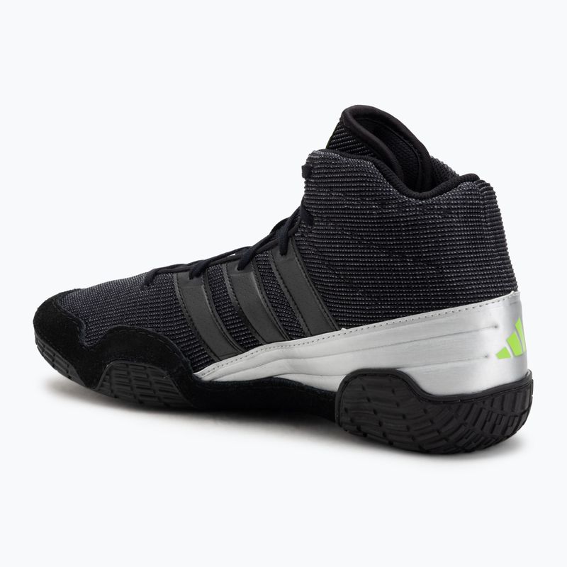 Buty bokserskie adidas Speedex core black/lucid lemon 3