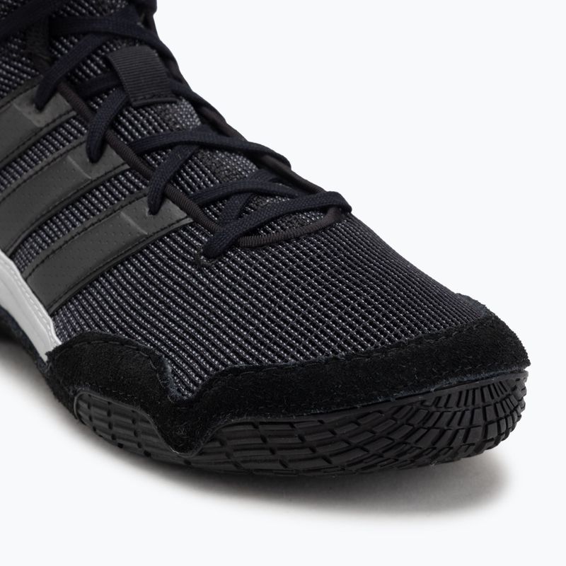 Buty bokserskie adidas Speedex core black/lucid lemon 7