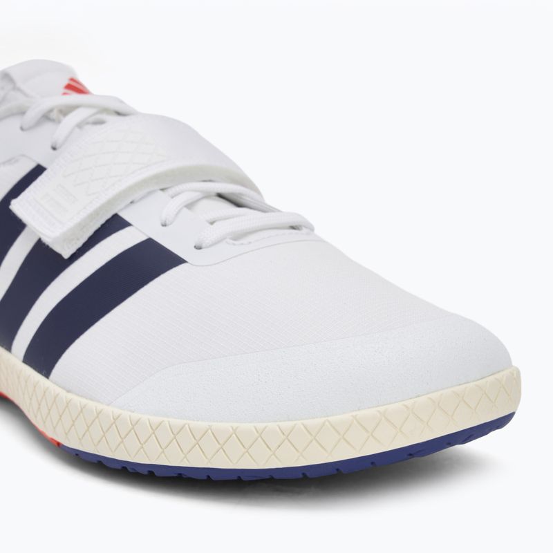 Buty do podnoszenia ciężarów adidas The Total 2 Footwear white/dark blue/royal blue 7