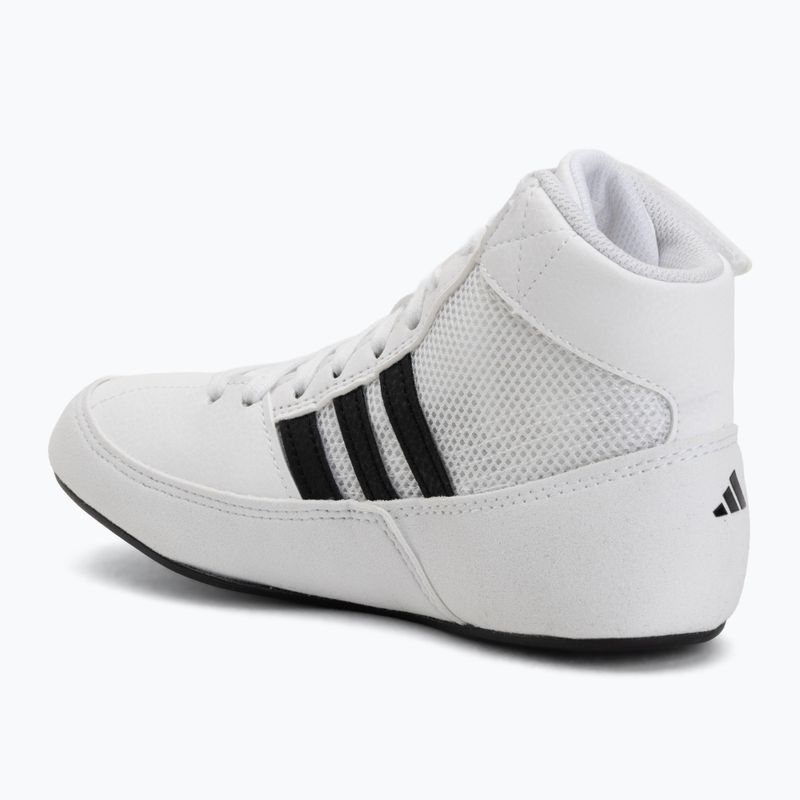 Buty bokserskie dziecięce adidas Havoc white/black 3