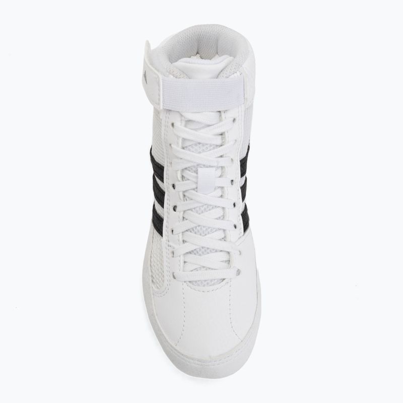 Buty bokserskie dziecięce adidas Havoc white/black 5