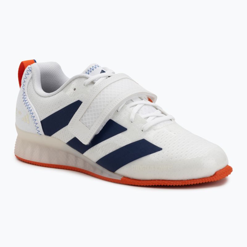 Buty do podnoszenia ciężarów adidas Adipower Weightlifting III Footwear white/dark blue/royal blue