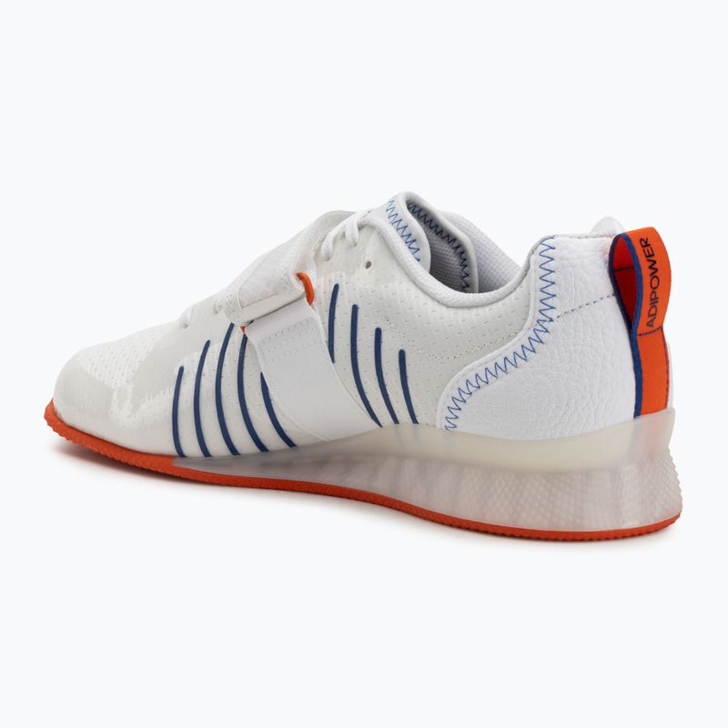 Buty do podnoszenia ciężarów adidas Adipower Weightlifting III Footwear white/dark blue/royal blue 3