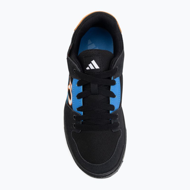 Buty rowerowe platformy męskie adidas FIVE TEN Freerider core black/off white/ray blue 5
