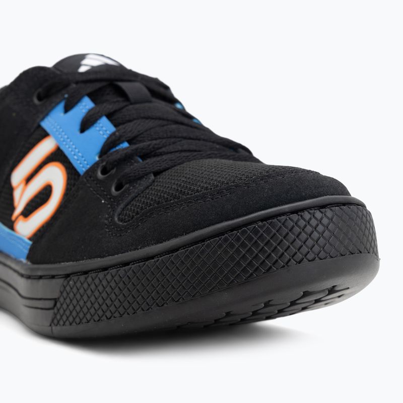 Buty rowerowe platformy męskie adidas FIVE TEN Freerider core black/off white/ray blue 7