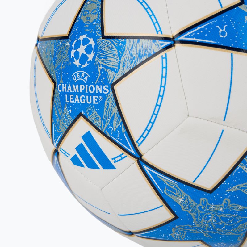 Piłka do piłki nożnej adidas UCL Training rozmiar 5 white/blue 4