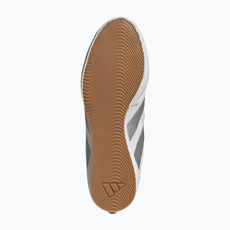 Buty bokserskie adidas Box Hog 4 white/silver 4