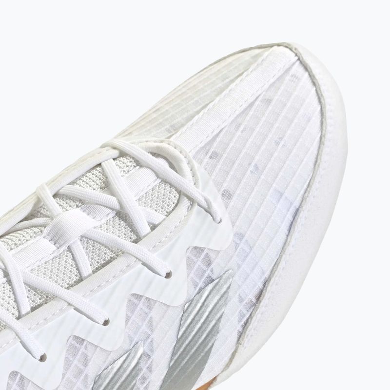 Buty bokserskie adidas Box Hog 4 white/silver 6