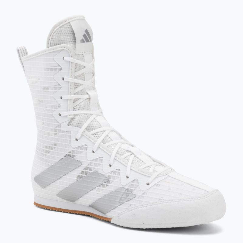 Buty bokserskie adidas Box Hog 4 white/silver