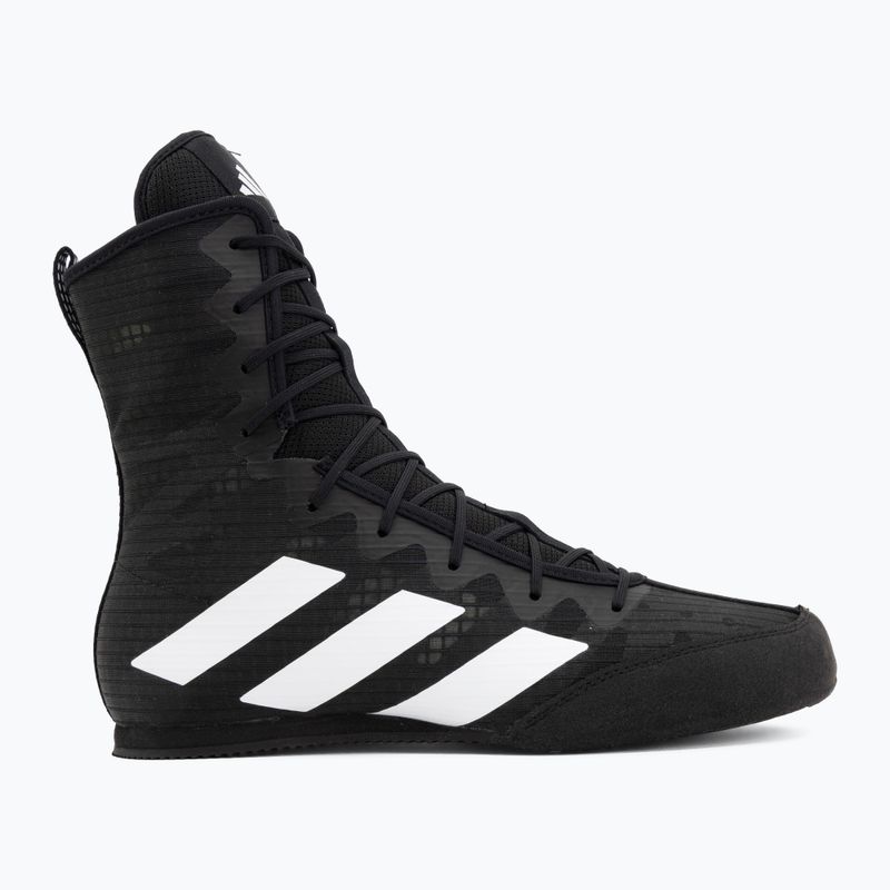Buty bokserskie adidas Box Hog 4 black/white 2
