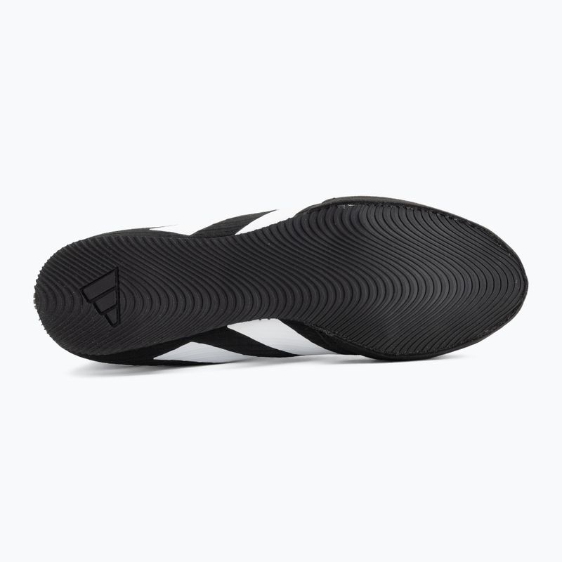 Buty bokserskie adidas Box Hog 4 black/white 4