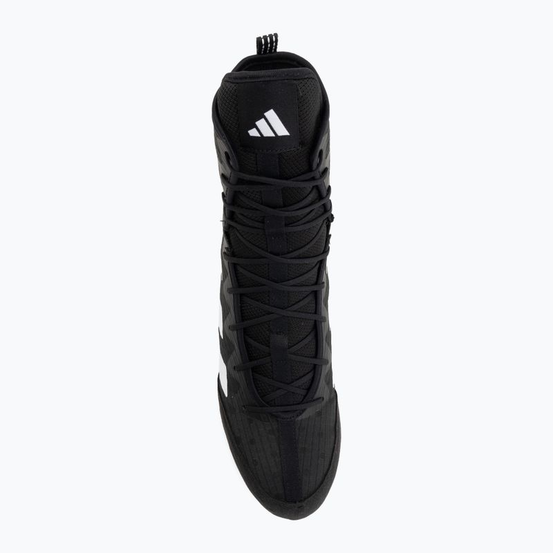 Buty bokserskie adidas Box Hog 4 black/white 5