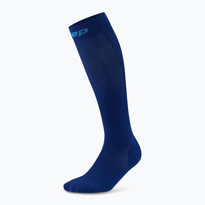 Skarpety kompresyjne męskie CEP Run Tall 5.0 dark blue 2