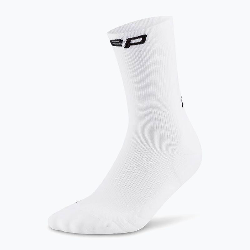 Skarpety kompresyjne męskie CEP Run Mid Cut 5.0 white 2