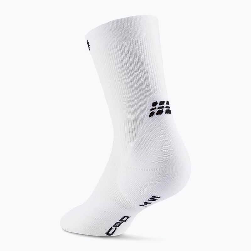 Skarpety kompresyjne męskie CEP Run Mid Cut 5.0 white 3