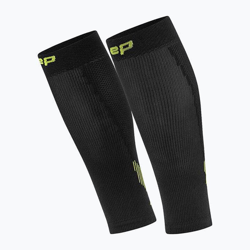 Opaski kompresyjne na łydki damskie CEP Calf 5.0 black/lime