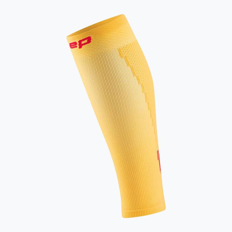 Opaski kompresyjne na łydki męskie CEP Calf 5.0 marigold/burgundy 2