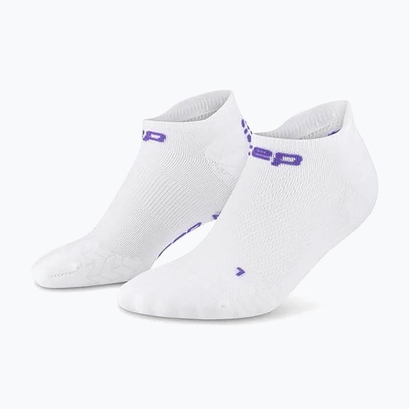 Skarpety kompresyjne męskie CEP Ultralight No Show 4.0 white