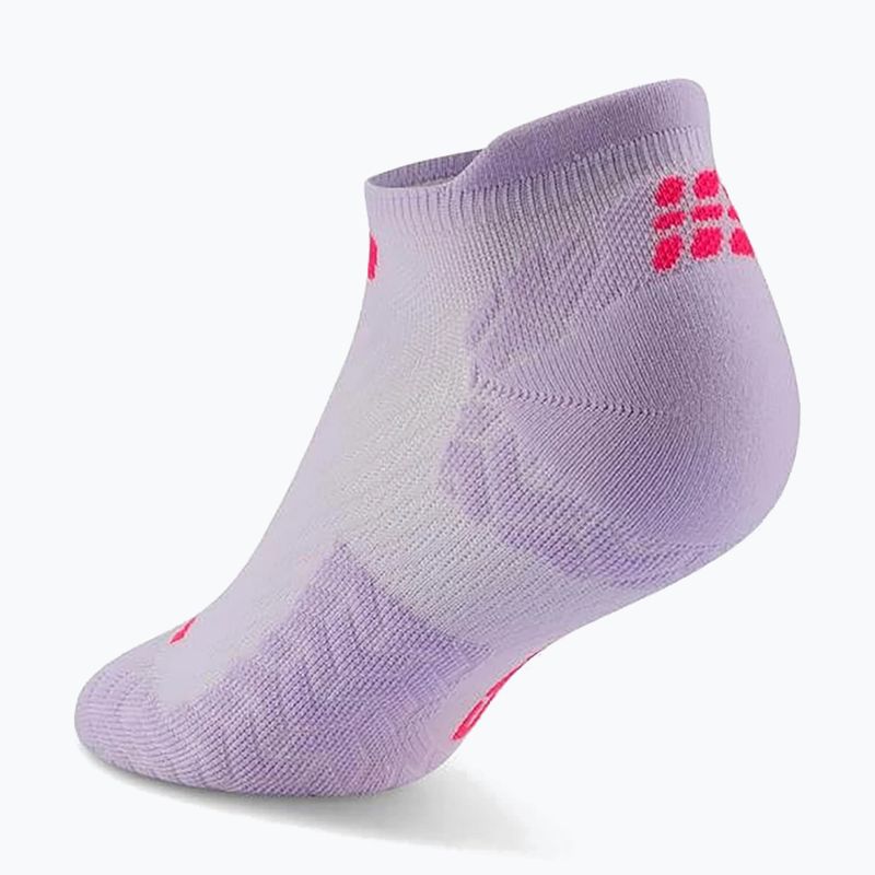 Skarpety kompresyjne męskie CEP Ultralight No Show 4.0 lilac 3