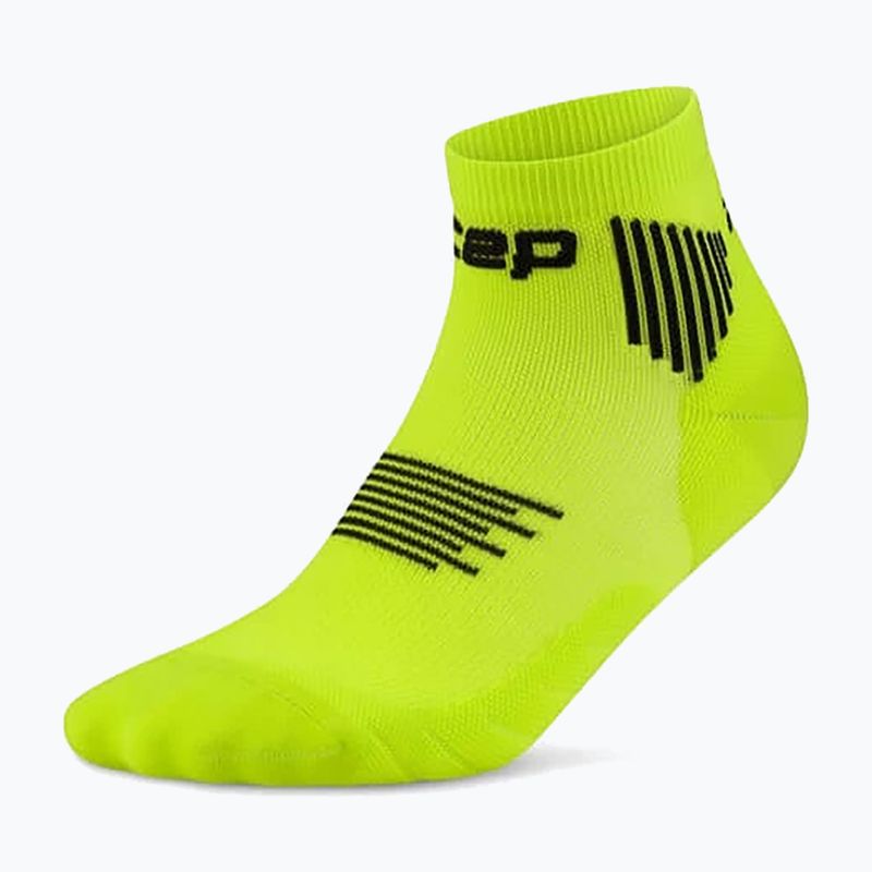 Skarpety kompresyjne damskie CEP Run Low Cut 5.0 lime/black 2