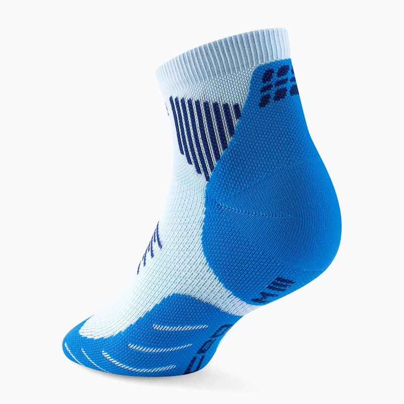 Skarpety kompresyjne męskie CEP Run Low Cut 5.0  blue/ice 3