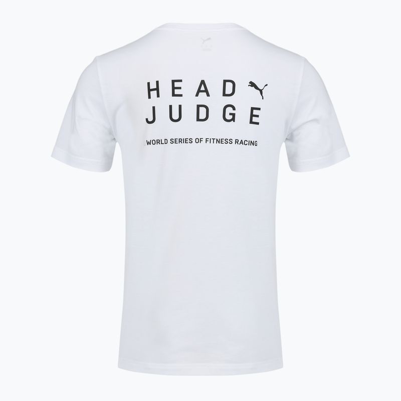 Koszulka treningowa męska PUMA Hyrox Head Judge white 2