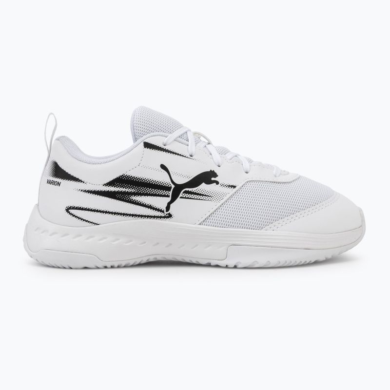 Buty do sportów halowych dziecięce PUMA Varion II Jr puma white/puma black 2