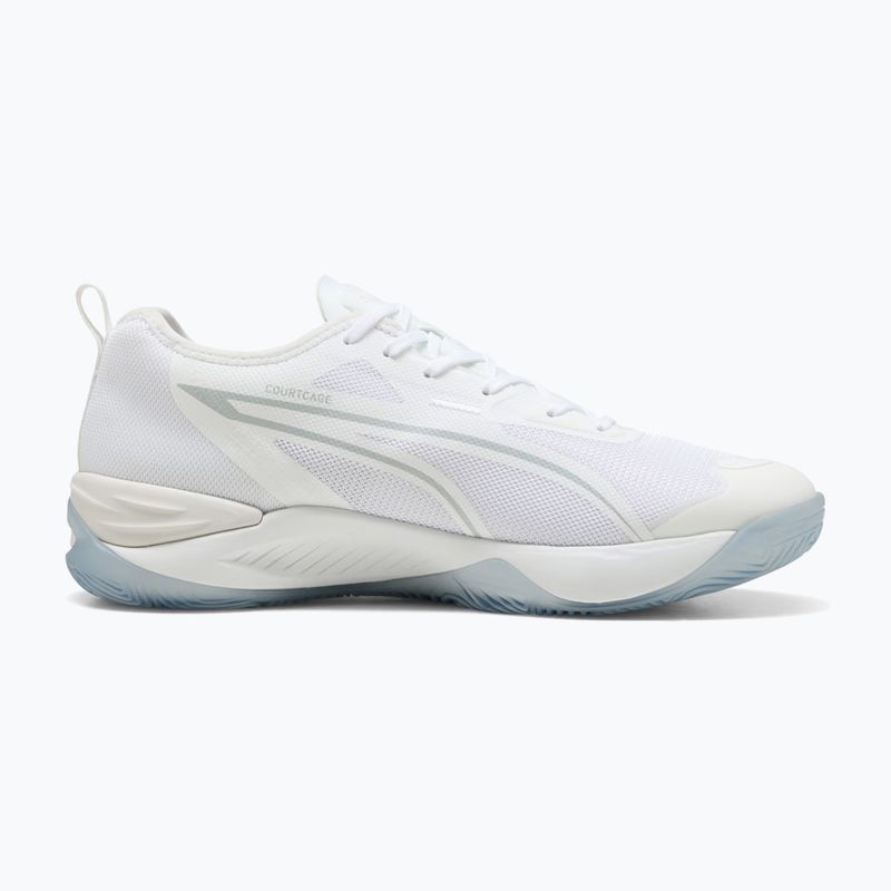 Buty do piłki ręcznej PUMA Eliminate NITRO 4 puma white/puma silver 2