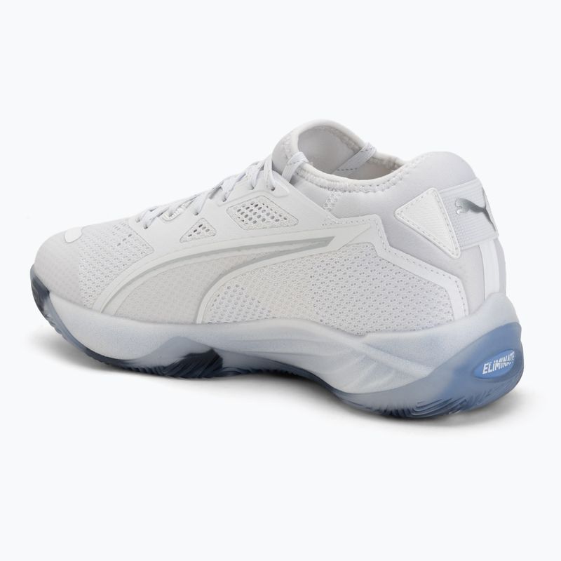 Buty do piłki ręcznej PUMA Eliminate NITRO SQD 4 puma white/baltic sea blue/fresh water 3