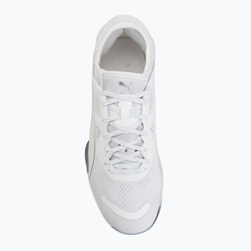 Buty do piłki ręcznej PUMA Eliminate NITRO SQD 4 puma white/baltic sea blue/fresh water 5