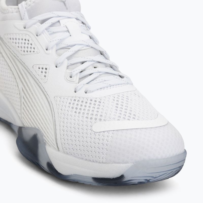 Buty do piłki ręcznej PUMA Eliminate NITRO SQD 4 puma white/baltic sea blue/fresh water 7