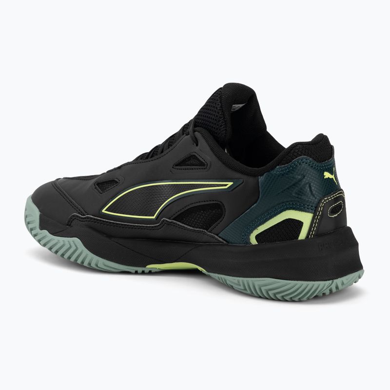 Buty do piłki ręcznej męskie PUMA Solarstrike 4 puma black/green terrain/fizzy light 3