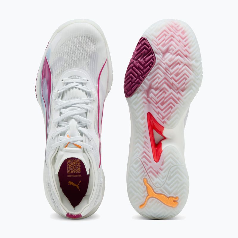 Buty damskie PUMA Accelerate NITRO SQD 4 puma white/berry/lilaccrush/hautetropic/heatfire 12