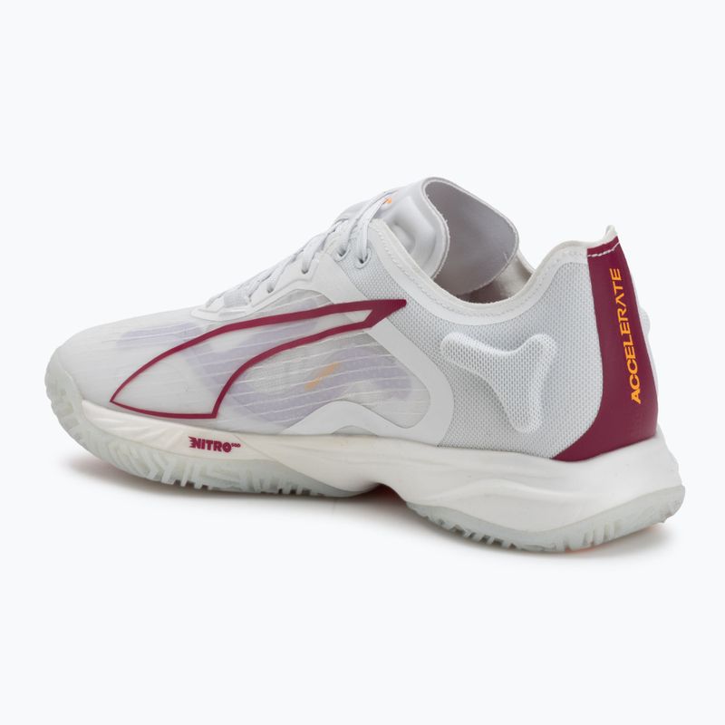 Buty damskie PUMA Accelerate NITRO SQD 4 puma white/berry/lilaccrush/hautetropic/heatfire 3